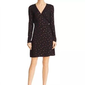 Rails Lola Metallic Cherries Wrap Dress